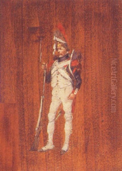 Le Chasseur Oil Painting by Ernest Meissonier