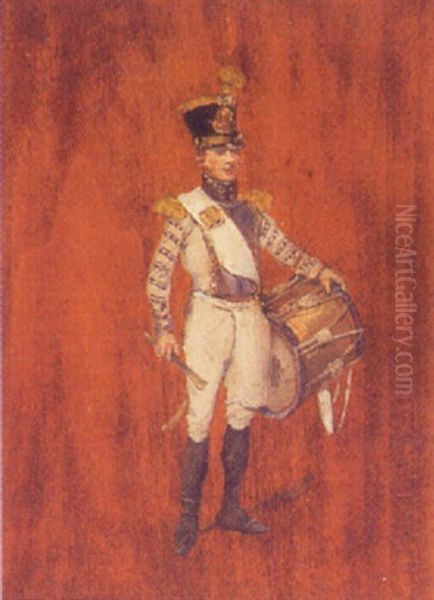 Le Tambourin Oil Painting by Ernest Meissonier