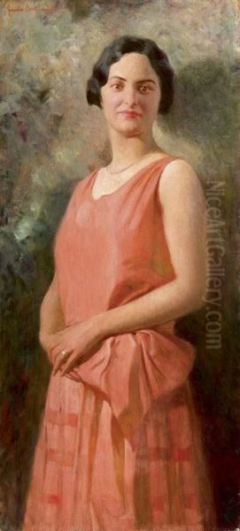 Figura Femminile Oil Painting by Guido Bertini