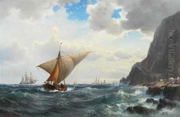 Fra Gibraltar Oil Painting by Vilhelm Melbye