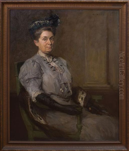 Portrait Of Mrs. Albert Arnold Sprague Oil Painting by Gari Melchers