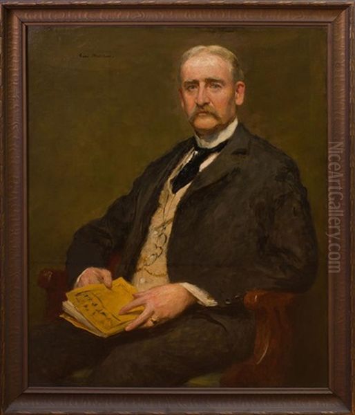 Portrait Of Albert Arnold Sprague Oil Painting by Gari Melchers