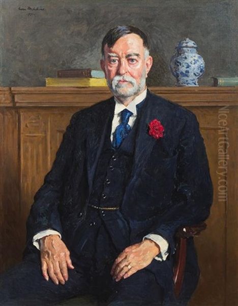 Portrait Of A Man Oil Painting by Gari Melchers