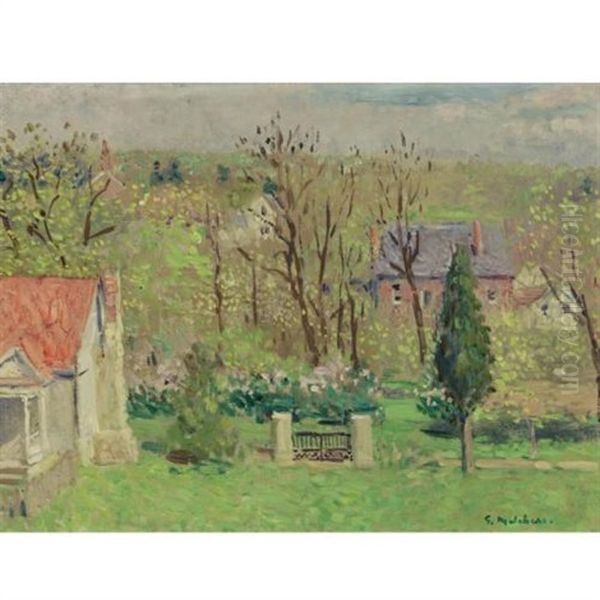 Falmouth In Spring Oil Painting by Gari Melchers