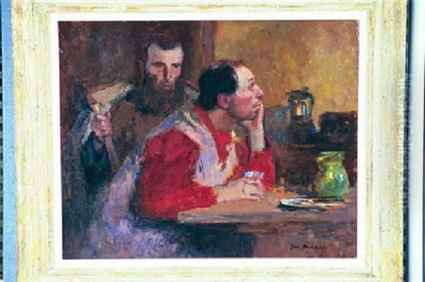 In The Tavern Oil Painting by Gari Melchers