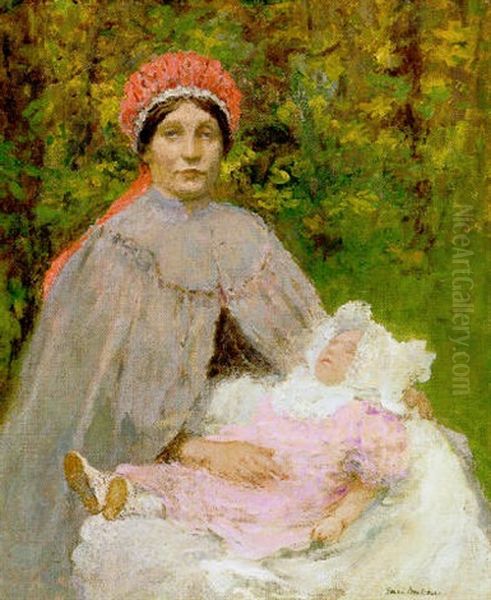 Napping Oil Painting by Gari Melchers