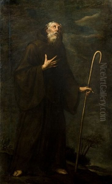 Santo Eremita Oil Painting by Charles Mellin