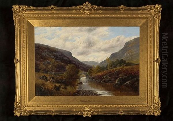 Shepherd's Bridge, Near Coniston Oil Painting by William Mellor