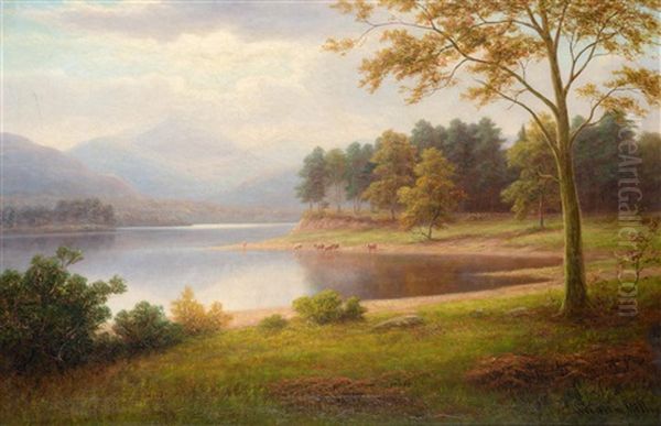 Friar's Crag, Keswick Oil Painting by William Mellor