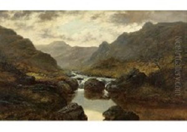 Highland Oil Painting by William Mellor