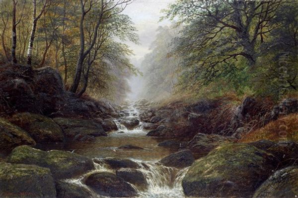 Percy Beck, Barnard Castle Oil Painting by William Mellor