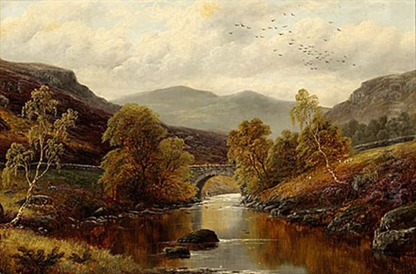 Bettwys-y-coed - N. Wales Oil Painting by William Mellor