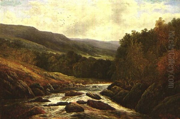 Kleiner Flusslauf Oil Painting by William Mellor