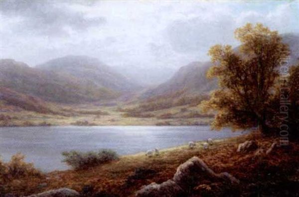 A Bit Of Ullswater (+ Thornton Ghyll, Ingleton; Pair) Oil Painting by William Mellor