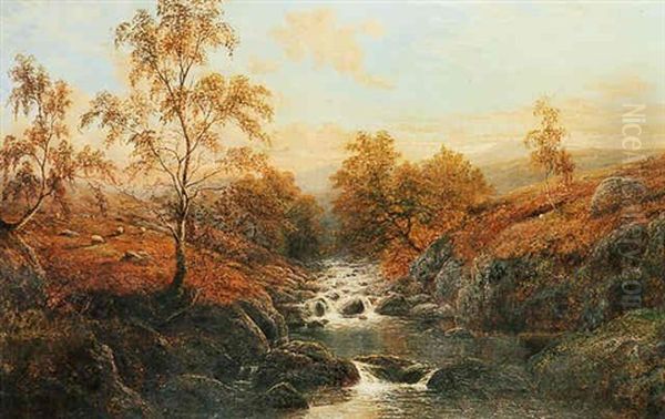 View Near Goathland, Whitby, Yorkshire Oil Painting by William Mellor