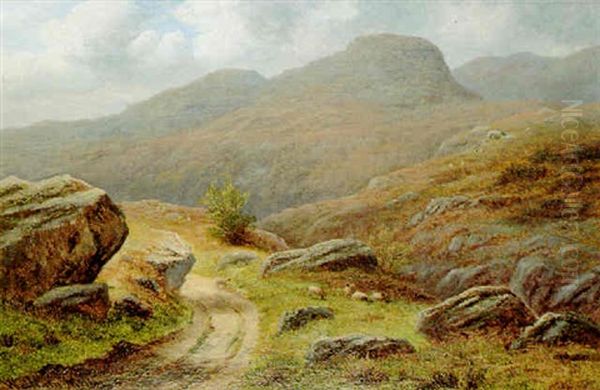 In Borrowdale, Westmorland Oil Painting by William Mellor