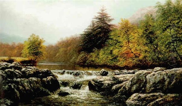 On The Lugwy, Bettws-y-coed by William Mellor