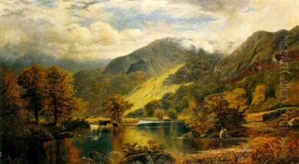 Late Summer Oil Painting by William Mellor