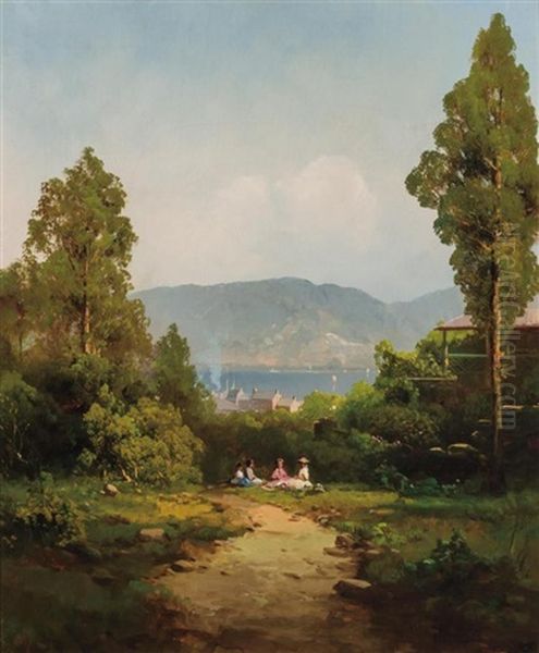 The Picnic Oil Painting by Andrew Melrose