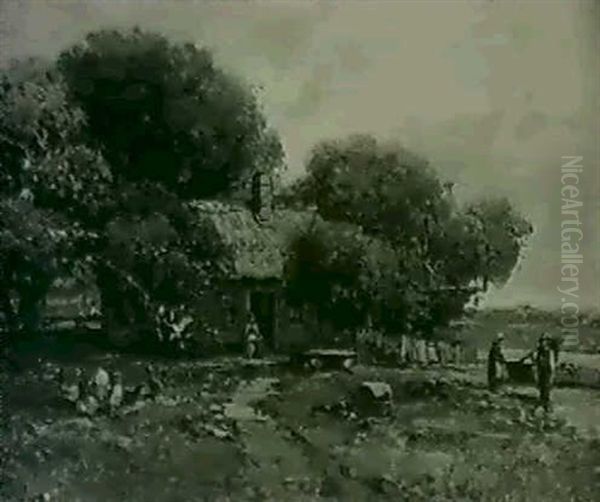 The Old Homestead Oil Painting by Andrew Melrose