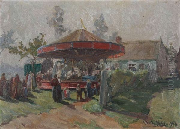 Le Carrousel Oil Painting by Marten Melsen