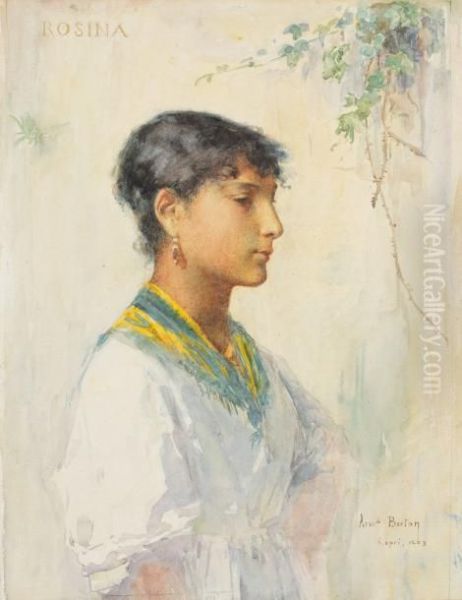 Rosina Oil Painting by Armand Berton