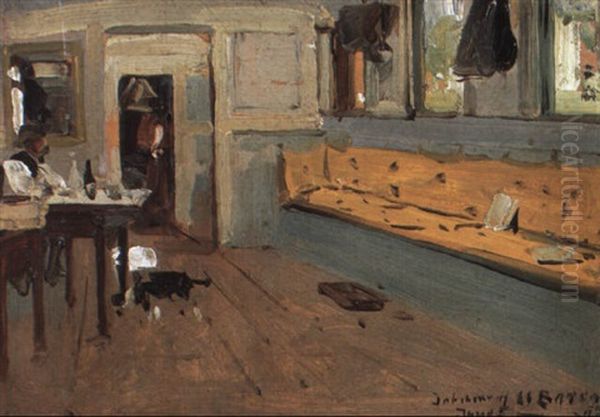 Interior Of El Barco Oil Painting by Arthur Melville