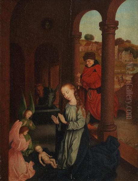 The Nativity Oil Painting by Hans Memling