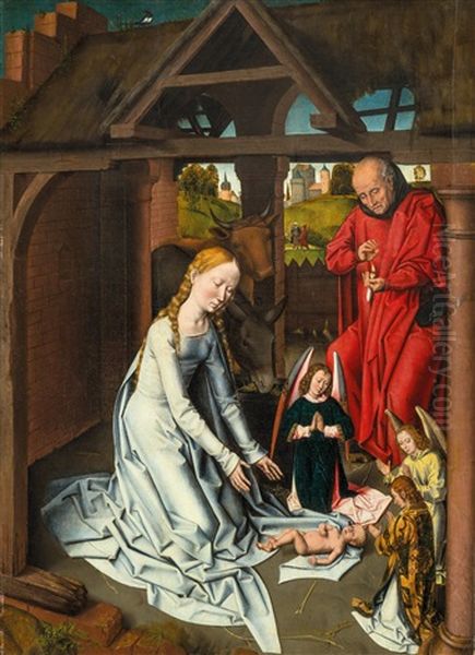 The Nativity Oil Painting by Hans Memling