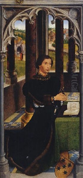 Portrait Of A Male Donor, (francisco De Rojas?) Oil Painting by Hans Memling