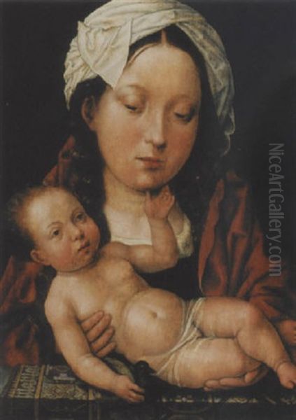 Madonna Mit Kind Oil Painting by Hans Memling