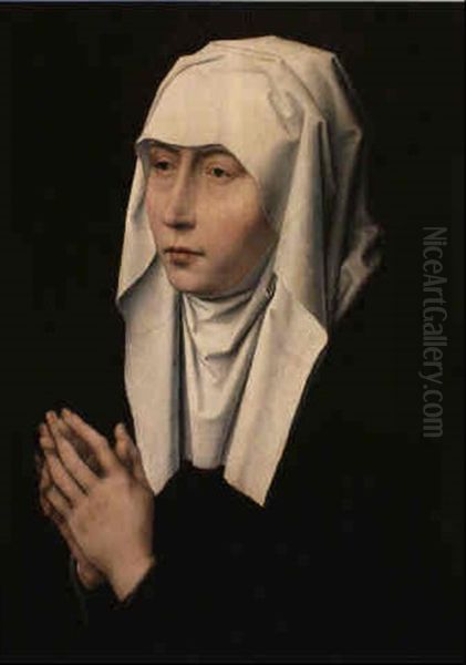 The Virgin In Prayer Oil Painting by Hans Memling