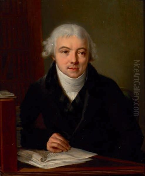 Portrait D'homme Oil Painting by Francois Guillaume Menageot