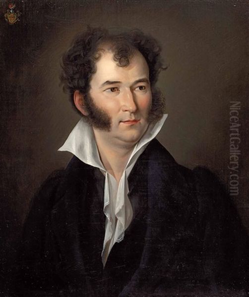 Portrait Von Gottfried Von Sandt Oil Painting by Christian Mende