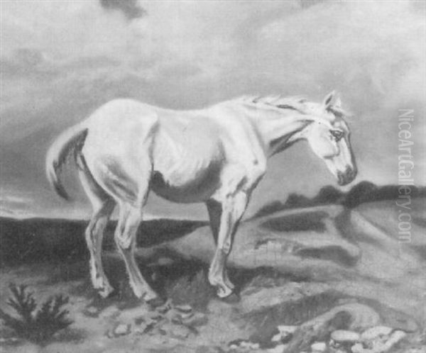 Een Paard Oil Painting by Joseph Mendes Da Costa