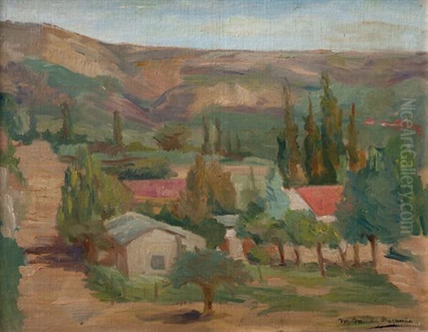 Paisaje Oil Painting by Melchor Mendez Magarinos