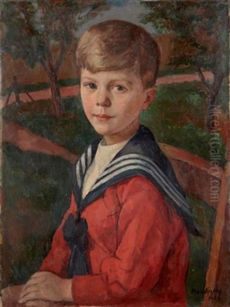 Portrait D'enfant by Maurice Mendjisky