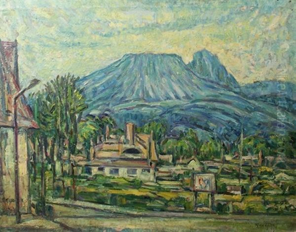 Mediterrane Landschaft Oil Painting by Maurice Mendjisky