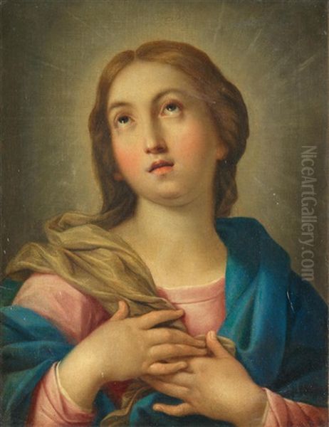 The Madonna Oil Painting by Anton Raphael Mengs