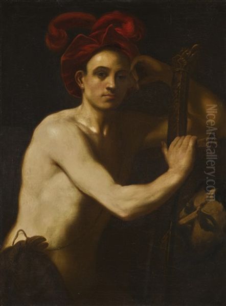 David With The Head Of Goliath by Anton Raphael Mengs