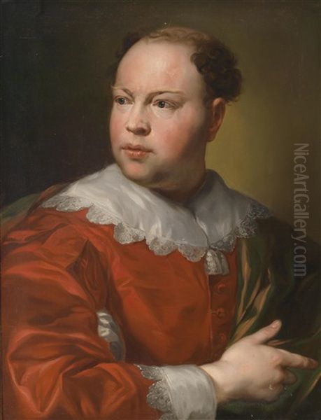 Portrat Des P. John Gahagan S. J. Oil Painting by Anton Raphael Mengs