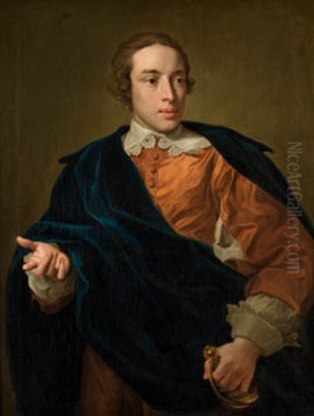 Retrato De John Bresdenell Oil Painting by Anton Raphael Mengs