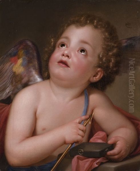 Amor Mit Dem Pfeil Oil Painting by Anton Raphael Mengs