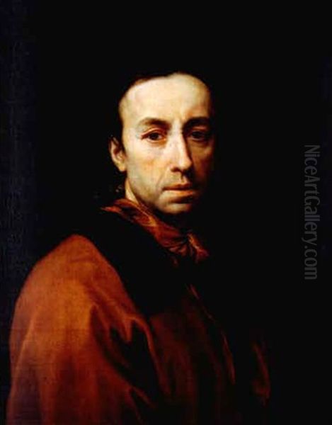 Serlbstportrait Oil Painting by Anton Raphael Mengs