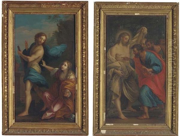 Noli Me Tangere (+ The Incredulity Of Saint Thomas; Pair) Oil Painting by Anton Raphael Mengs