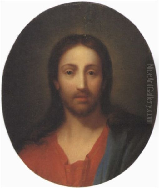 Volto Di Cristo Oil Painting by Anton Raphael Mengs