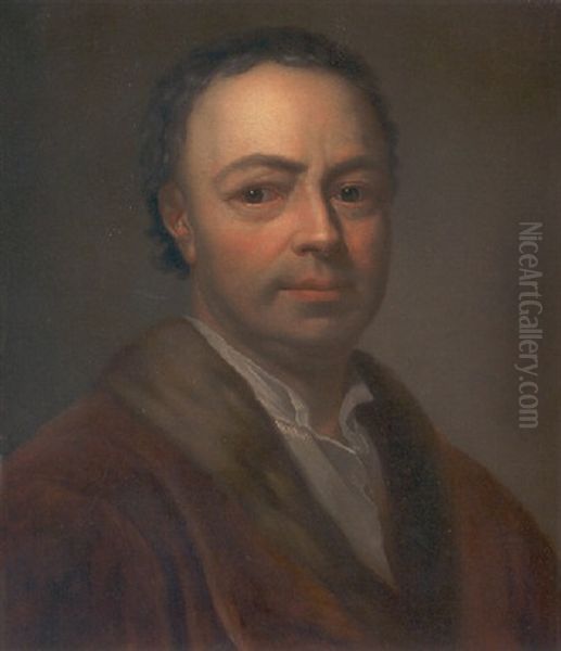 Retrato De Ismael Mengs, Padre Del Artista Oil Painting by Anton Raphael Mengs