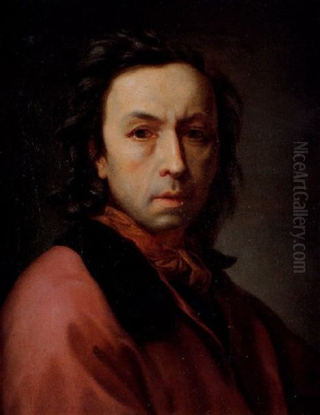 Autorretrato Oil Painting by Anton Raphael Mengs