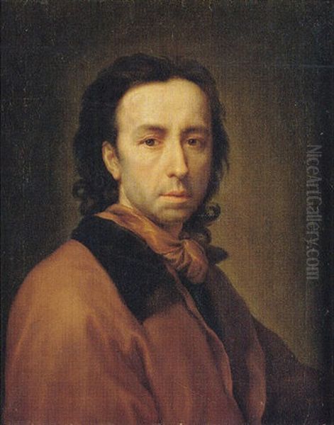 Portrait Of The Artist Oil Painting by Anton Raphael Mengs