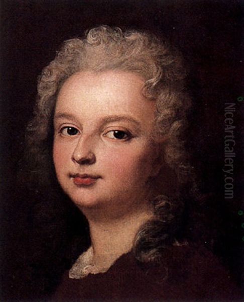 Portrait Inacheve D'une Jeune Enfant Oil Painting by Anton Raphael Mengs